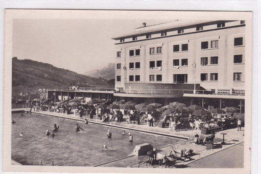 POSTCARD CPSM MEGEVE HOTEL LA RESIDENCE SA SWIMMING POOL 