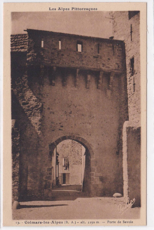 OLD POSTCARD CPA COLMARS-LES-ALPES PORTE DE SAVOIE 