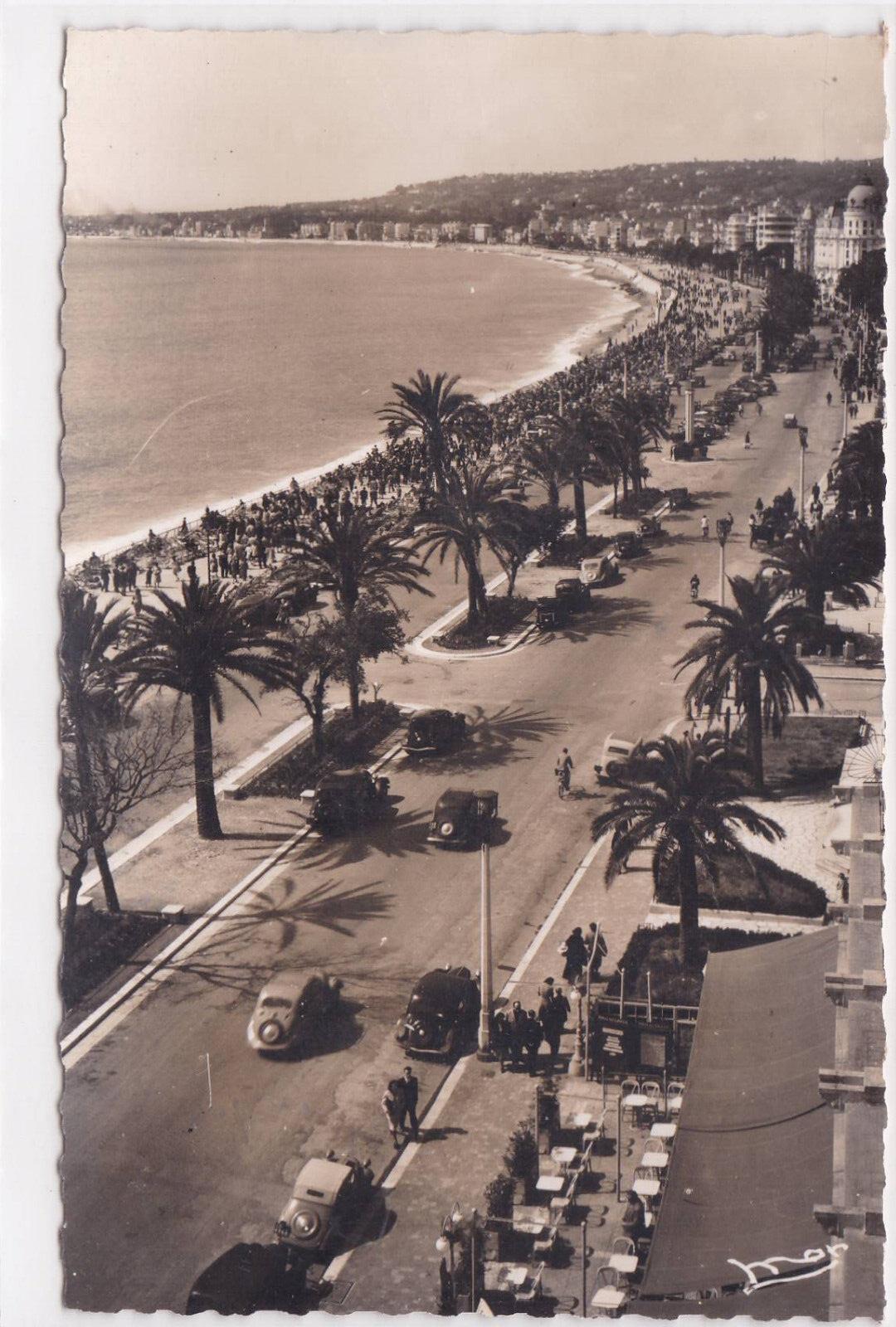 CARTE POSTALE ANCIENNE LA COTE D'AZUR NICE LA PROMENADE DES ANGLAIS