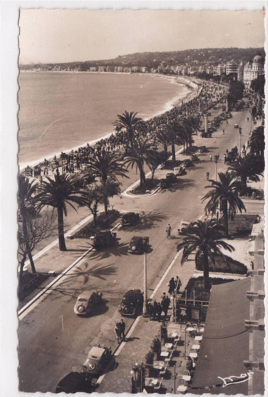 CARTE POSTALE ANCIENNE LA COTE D'AZUR NICE LA PROMENADE DES ANGLAIS
