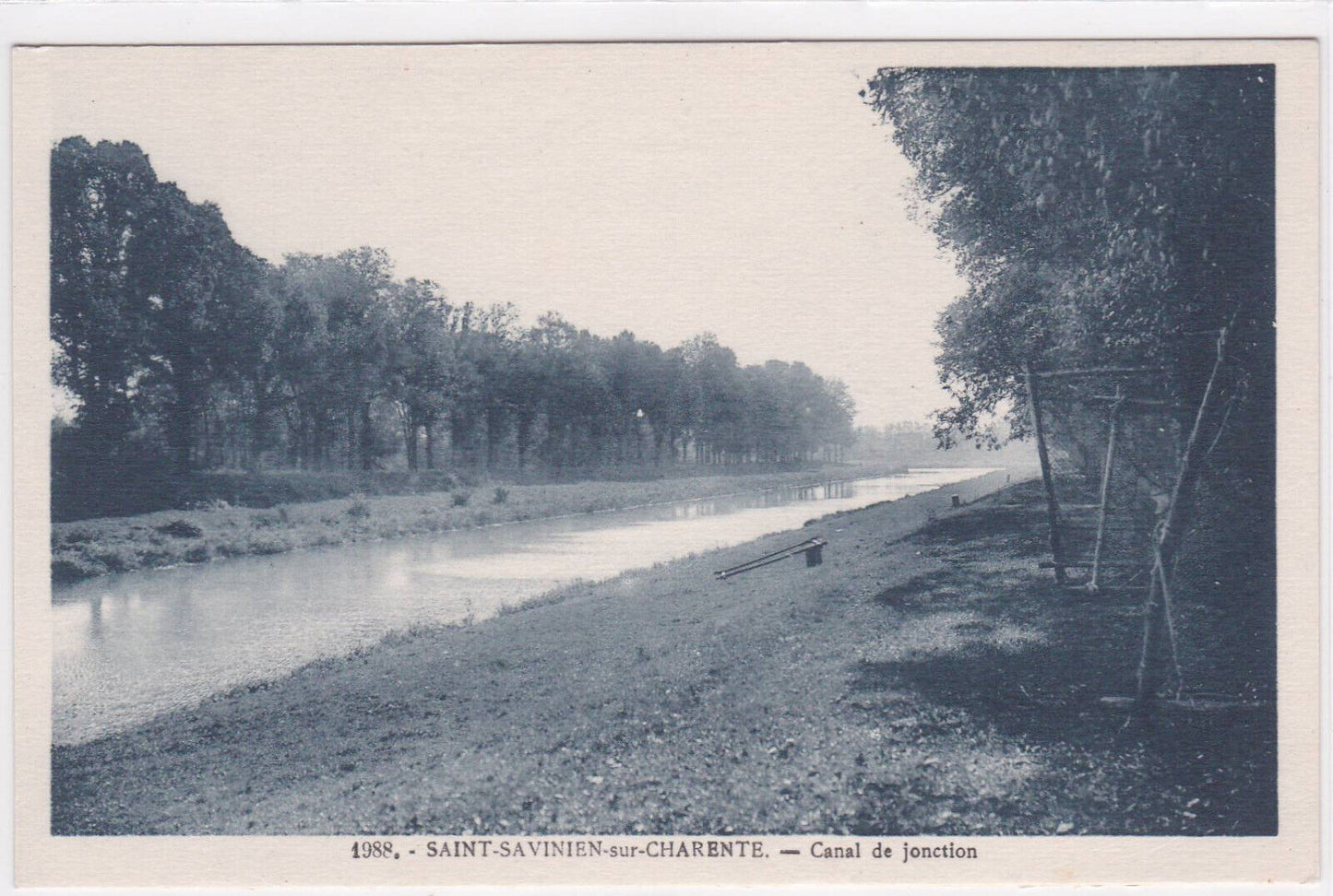 CARTE POSTALE ANCIENNE CPA SAINT-SAVINIEN-SUR-CHARENTE CANAL DE JONCTION
