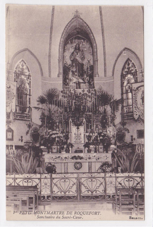 CARTE POSTALE CPA PETIT MONTMARTRE DE ROQUEFORT SANCTUAIRE DU SACRE-COEUR