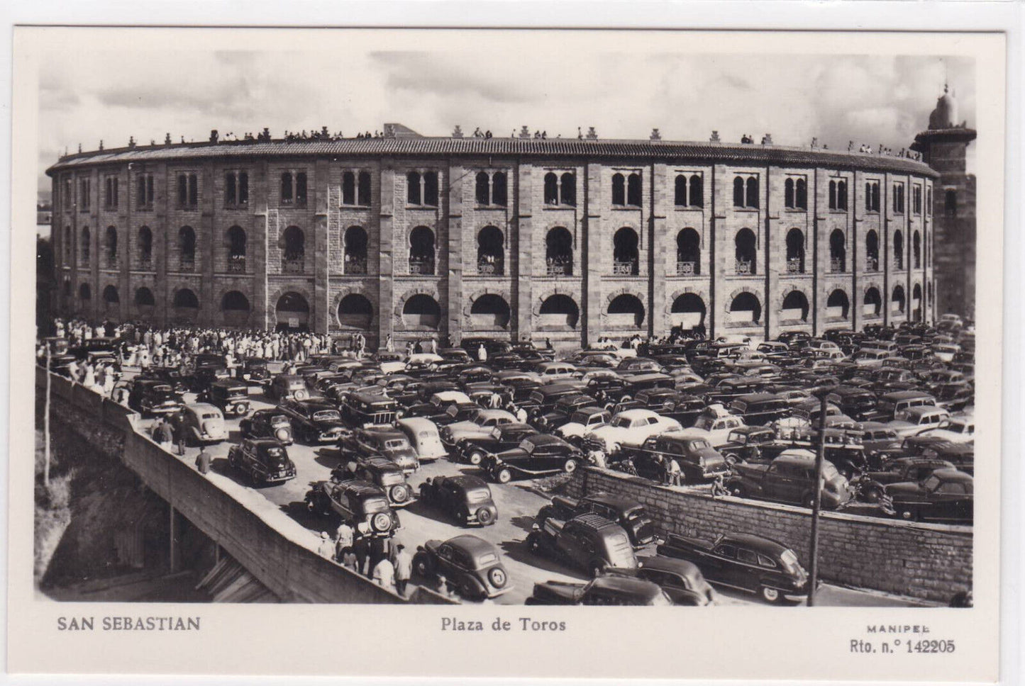 CARTE POSTALE CPSM SAN SEBASTIAN PLAZA DE TOROS