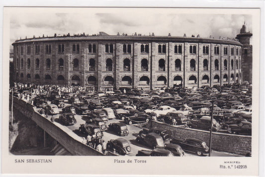 CARTE POSTALE CPSM SAN SEBASTIAN PLAZA DE TOROS