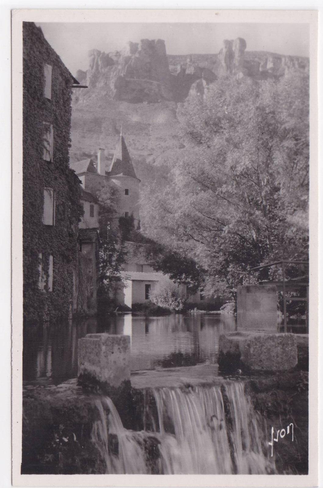POSTCARD CPSM FLORAC THE ROCK OF ROCHEFORT AND THE PEACH FALL 
