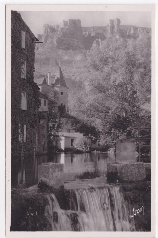 POSTCARD CPSM FLORAC THE ROCK OF ROCHEFORT AND THE PEACH FALL 
