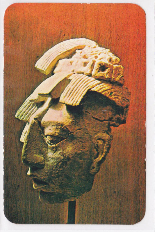 CPSM POSTCARD CABEZA DE PALENQUE / HEAD OF PALENQUE / MEXICO CHIAPAS 