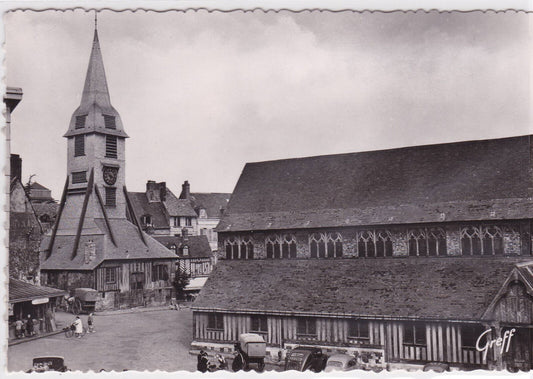 CARTE POSTALE CPSM EN NORMANDIE HONFLEUR L'EGLISE SAINTE-CATHERINE CALVADOS
