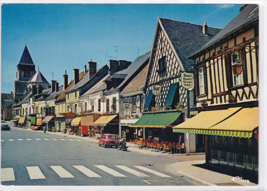 CARTE POSTALE CPM AUBIGNY-SUR-NERE LA RUE DU PRIEURE CHER