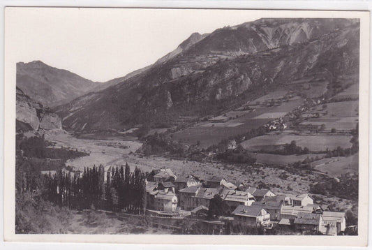 CARTE POSTALE ANCIENNE ST-MARTIN D'ENTRAUNES VUE GENERALE ET LA VALLEE DU VAR