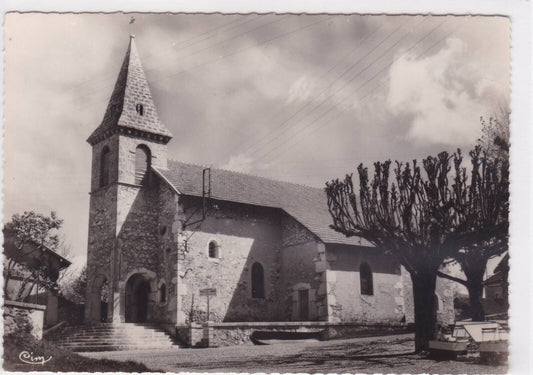 POSTCARD CPSM MONTAUD ISERE THE CHURCH 