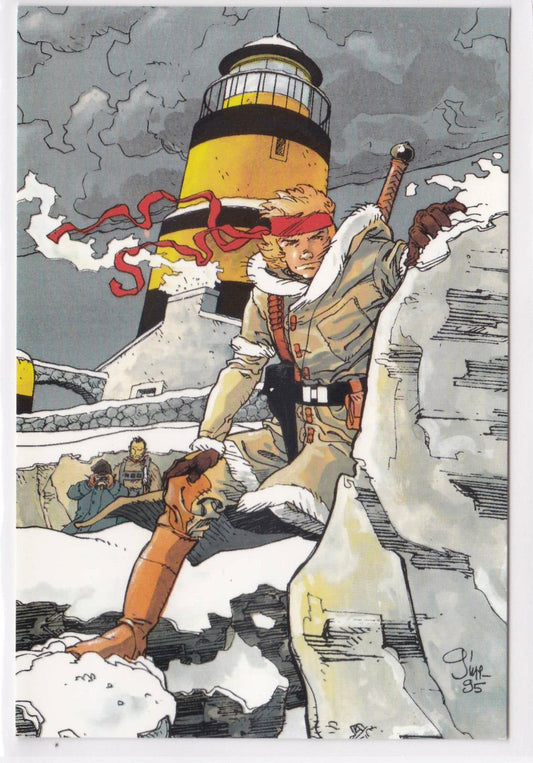 SNOW COMIC PROMO POSTCARD T8 LA BRECHE CONVARD GINE GLENAT 