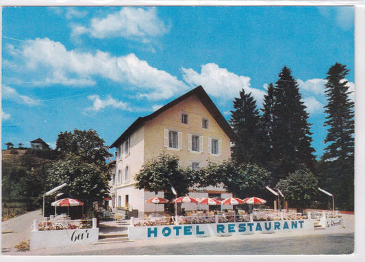 CARTE POSTALE CPM CHARAVINES-LES-BAINS HOTEL RESTAURANT LE ROSSLI LAC DE PALADRU