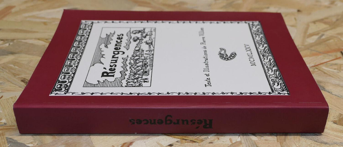RESURGENCES / MANUSCRIT / PIERRE VILLION / NORMANDIE CALVADOS CARPIQUET / 2002