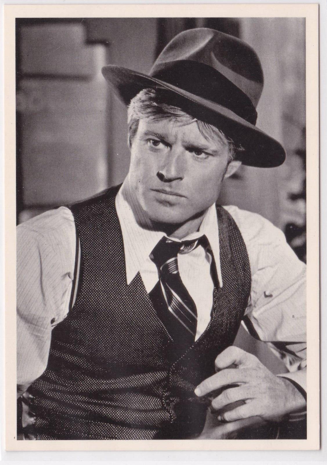 CPM POSTCARD ROBERT REDFORD IN THE SCAM (1973) FILM CINEMA PORTRAIT 