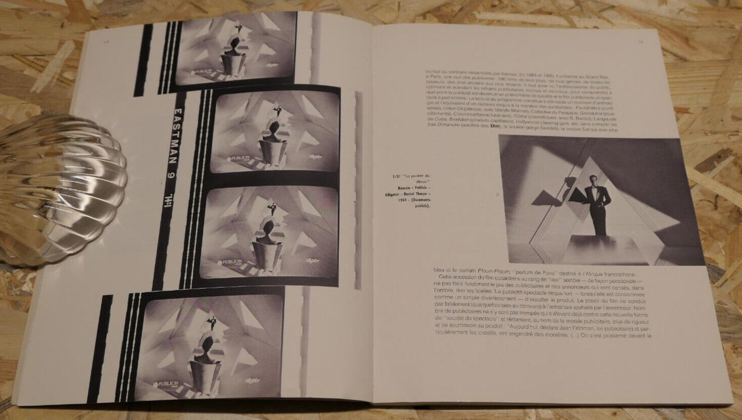LE FILM PUBLICITAIRE / FLORENCE DE MEREDIEU / CINEMA PUBLICITE HISTOIRE ART 1985