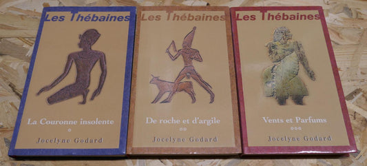 LES THEBAINES / JOCELYNE GODARD / LOT TOMES 1 2 3