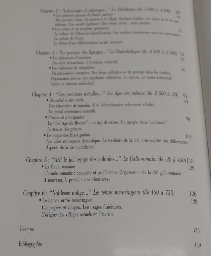 ARCHEOLOGIE D'UNE VALLEE / AISNE HISTOIRE PHOTOS / 1991