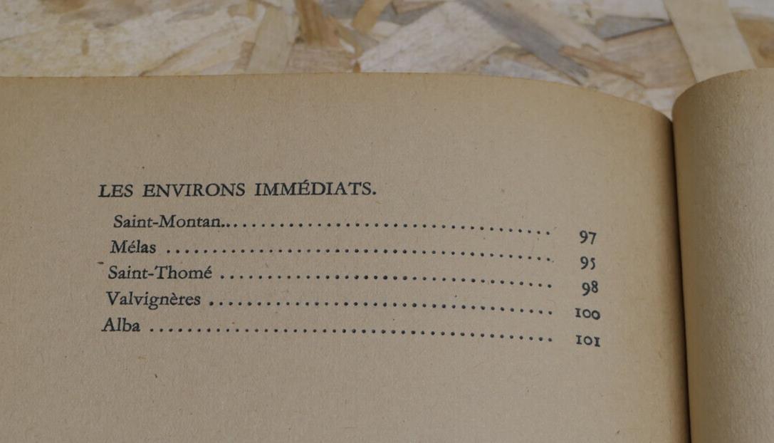 VIVIERS-SUR-RHONE NOTICE HISTORIQUE ET GUIDE / PLAN PHOTOS TOURISME / 1951