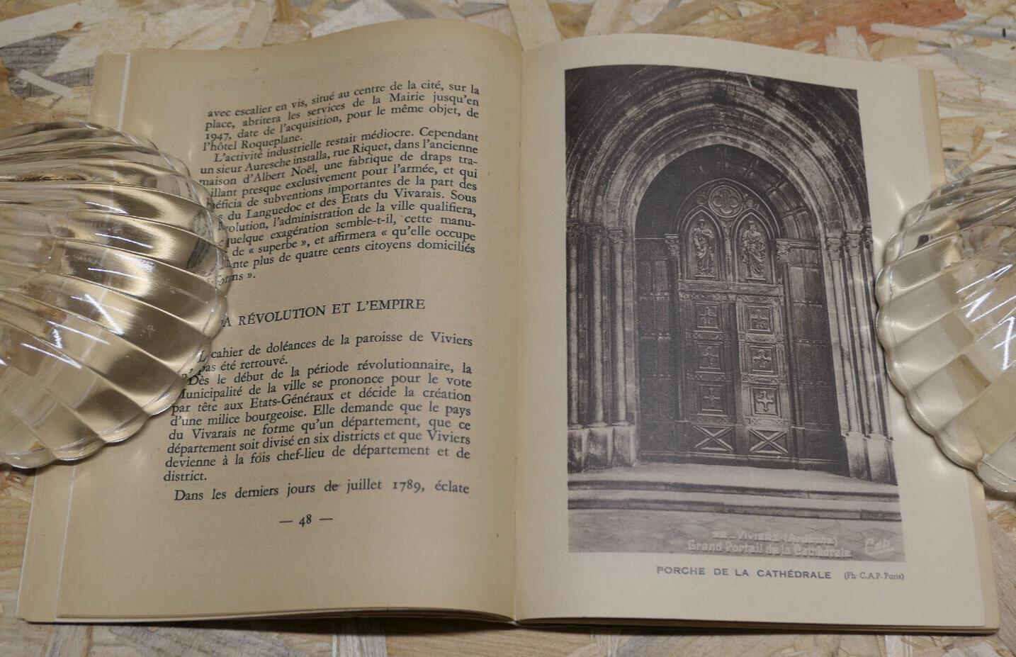 VIVIERS-SUR-RHONE NOTICE HISTORIQUE ET GUIDE / PLAN PHOTOS TOURISME / 1951