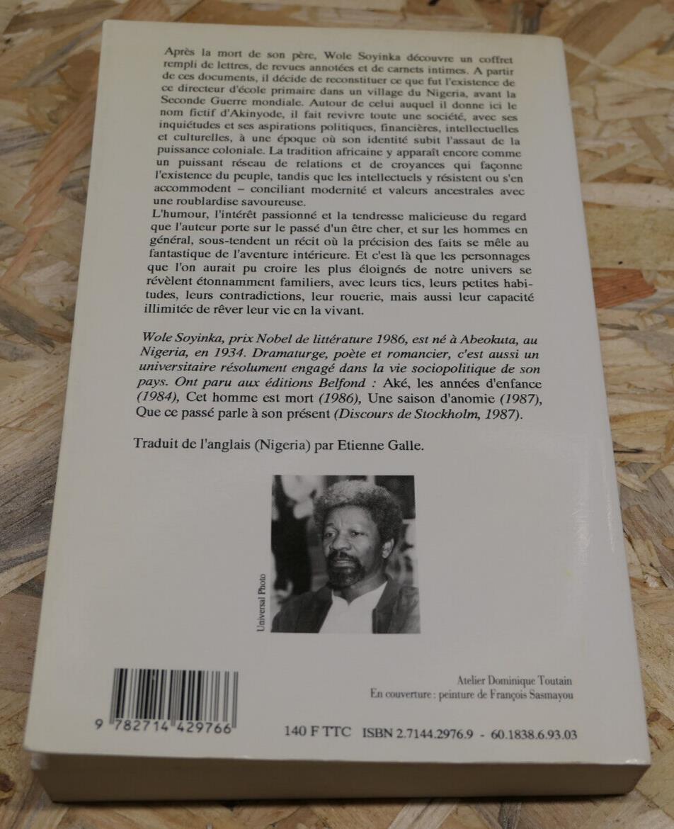 WOLE SOYINKA / ISARA / BELFOND 1993