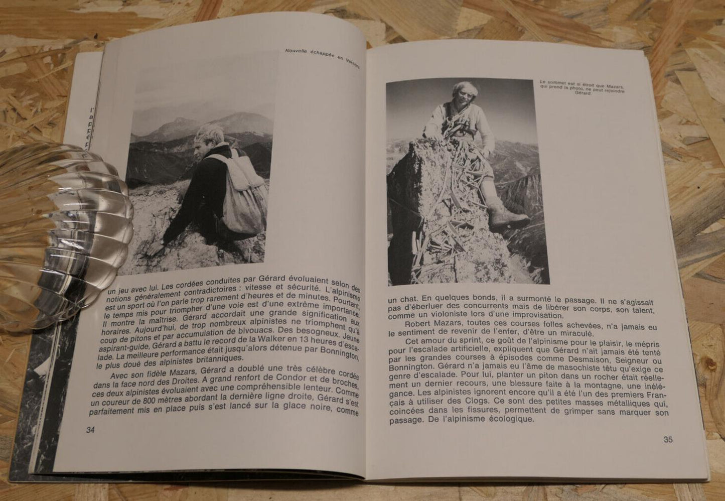 LE SOUFFLE DE LA MONTAGNE / GERARD DEVOUASSOUX / MONTAGNE PHOTOS ALPINISME 1975