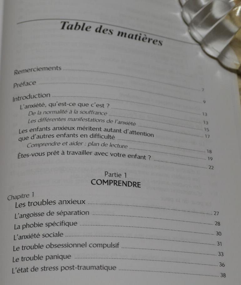 L'ENFANT ANXIEUX / DE BOECK 2012 / JEAN DUMAS / PEUR PSYCHOLOGIE ENFANCE