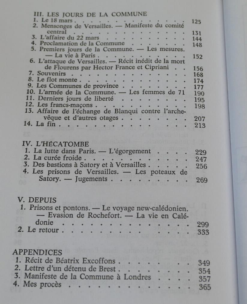 LOUISE MICHEL THE COMMUNE HISTORY AND MEMORIES / DISCOVERY 2005 