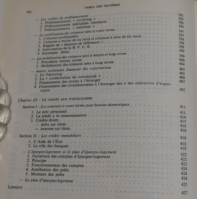 TECHNIQUE ET PRATIQUE BANCAIRES 2e EDITION SIREY 1972 / BANQUE FINANCE