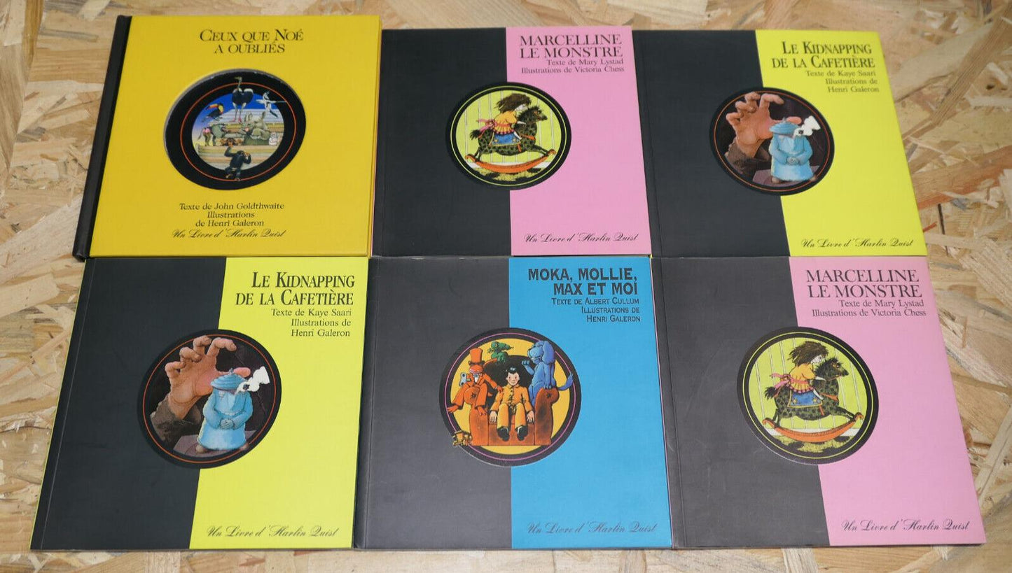 LOT DE 6 PETITS LIVRES JEUNESSE / EDITIONS HARLIN QUIST