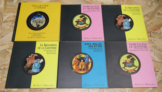 LOT DE 6 PETITS LIVRES JEUNESSE / EDITIONS HARLIN QUIST