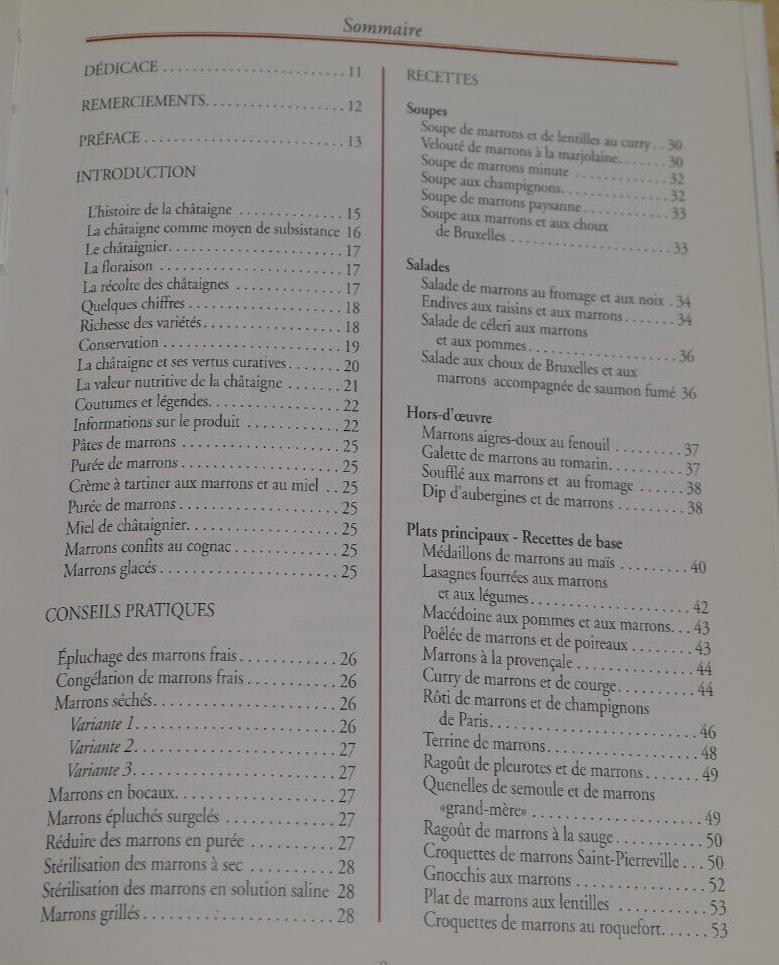 L'ART DE CUISINER MARRONS ET CHATAIGNES / RECETTES CUISINE PHOTOS GASTRONOMIE