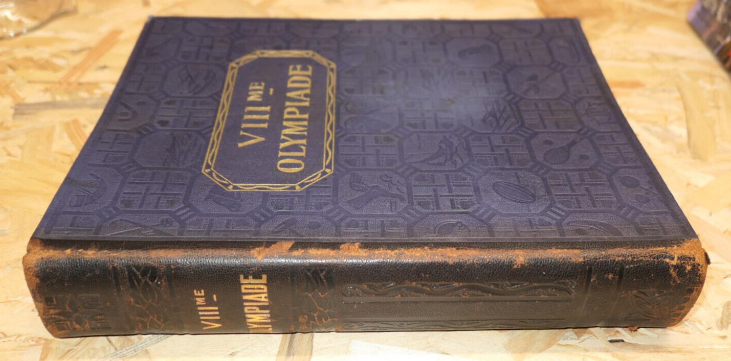 VIIIe OLYMPIADE JO PARIS 1924 RAPPORT OFFICIEL COMITE OLYMPIQUE FRANCAIS SPORT