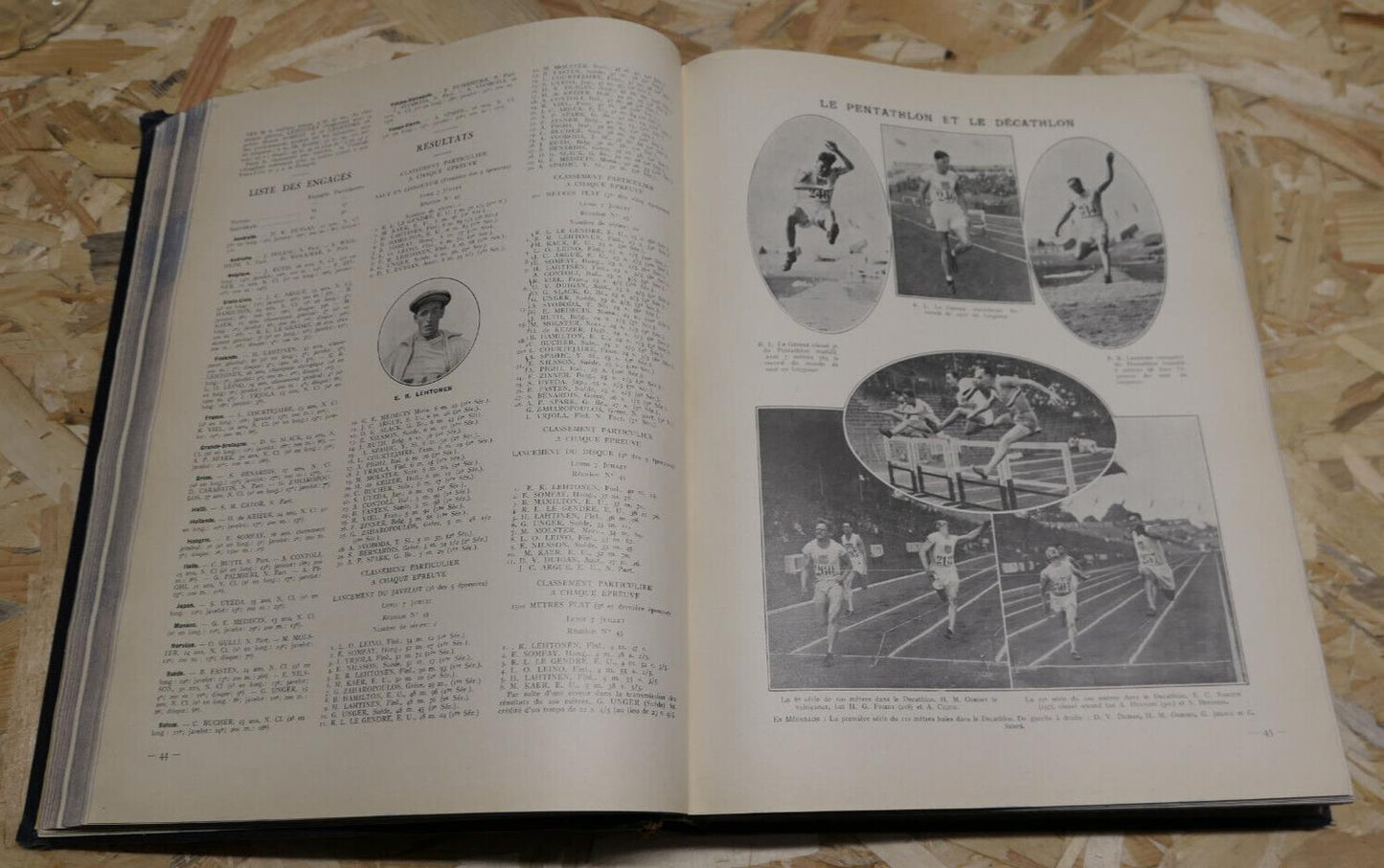 VIIIe OLYMPIADE JO PARIS 1924 RAPPORT OFFICIEL COMITE OLYMPIQUE FRANCAIS SPORT