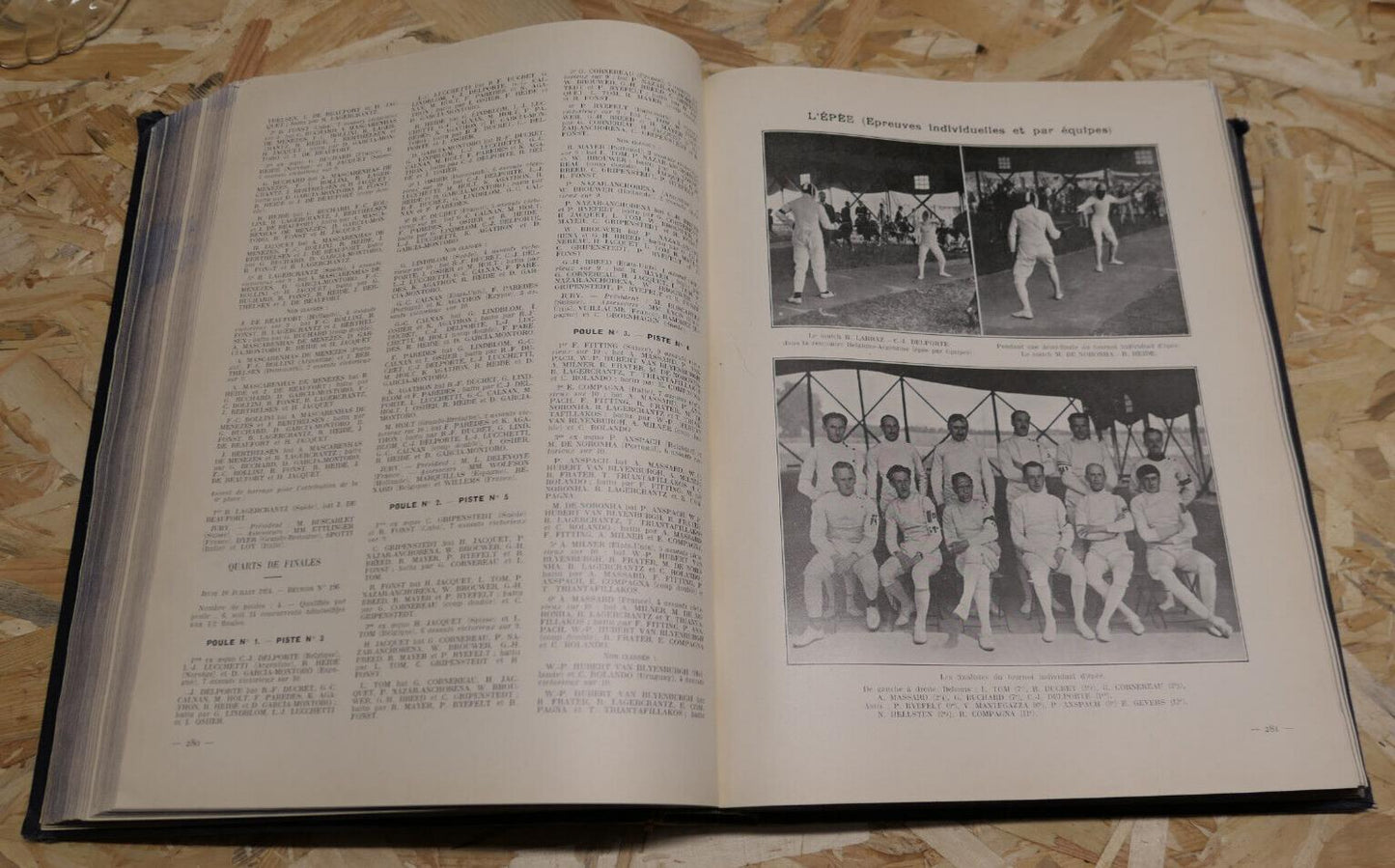 VIIIe OLYMPIADE JO PARIS 1924 RAPPORT OFFICIEL COMITE OLYMPIQUE FRANCAIS SPORT