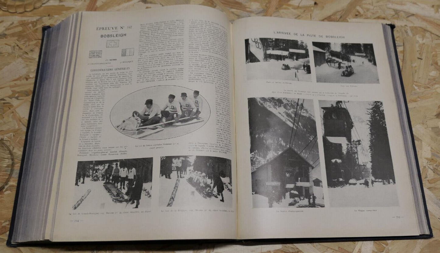 VIIIe OLYMPIADE JO PARIS 1924 RAPPORT OFFICIEL COMITE OLYMPIQUE FRANCAIS SPORT