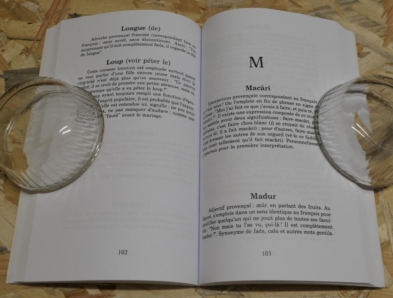 LE PARLER MARSEILLAIS DICTIONNAIRE LANGUE LANGAGE MARSEILLE / 2014