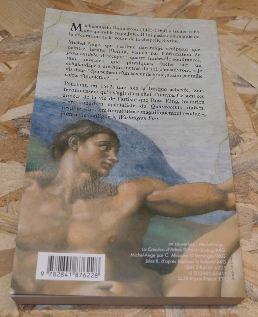 MICHEL-ANGE ET LA CHAPELLE DU PAPE / ROSS KING / HISTOIRE ART CHAPELLE SIXTINE