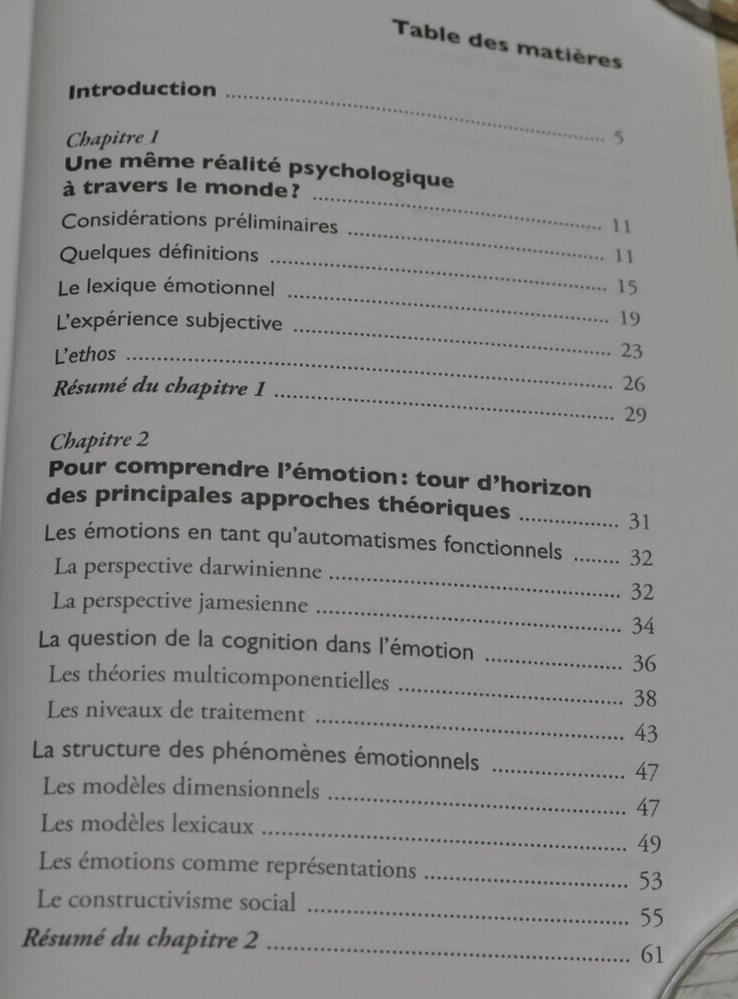 LES EMOTIONS ET LEURS EXPRESSIONS / ANNA TCHERKASSOF / PSYCHOLOGIE COMMUNICATION