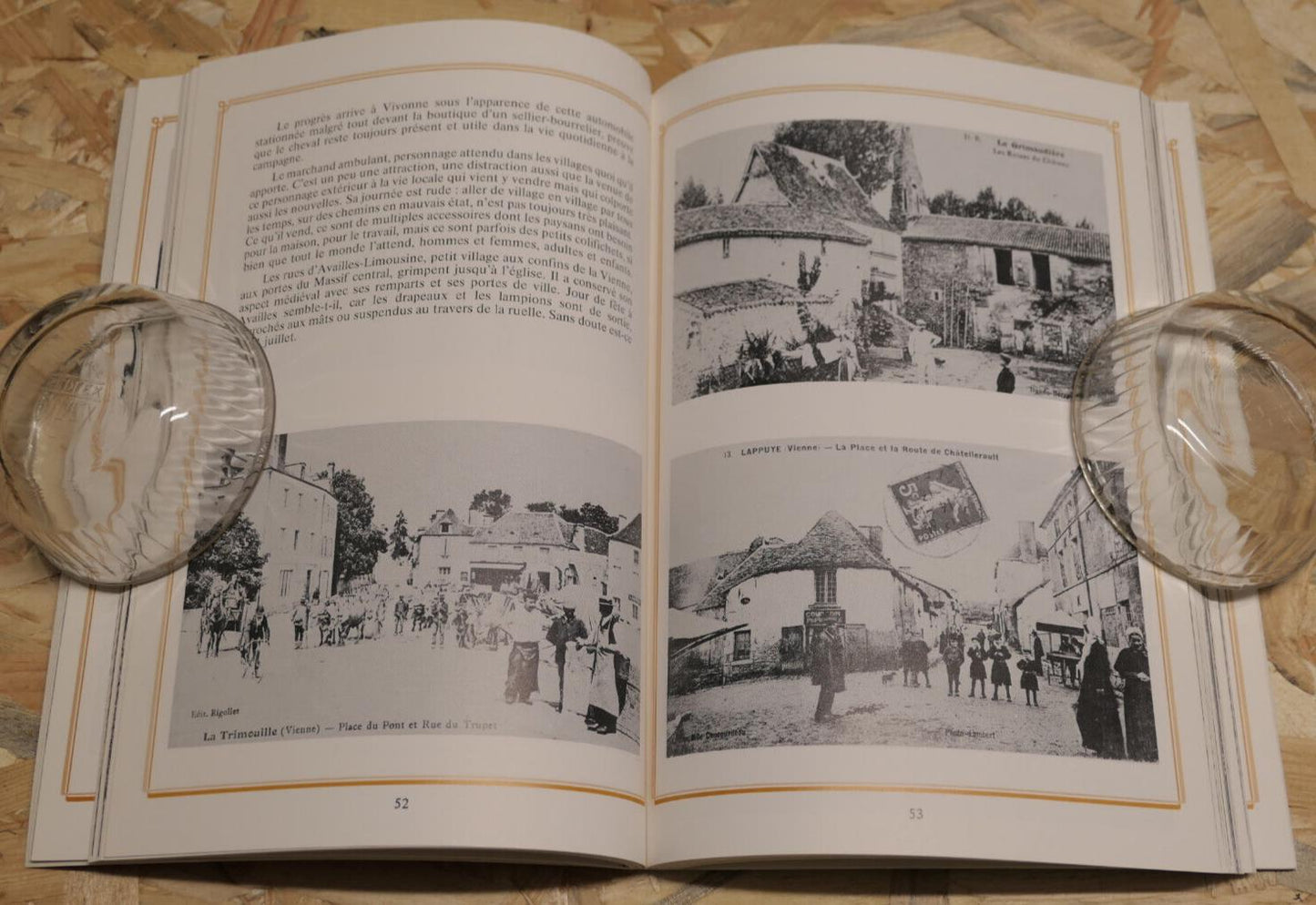 LA VIENNE AUTREFOIS / HISTOIRE VIE QUOTIDIENNE PHOTOS CARTES POSTALES / 1986
