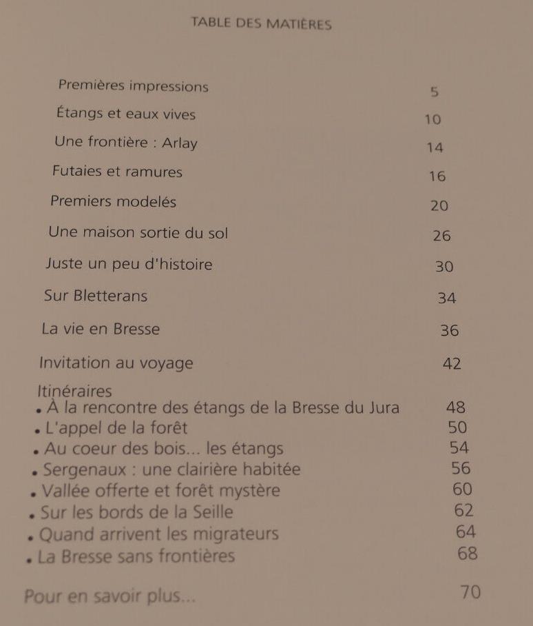 VOYAGES EN BRESSE DU JURA / FRANCHE-COMTE NATURE PHOTOS PAYSAGES / 1993