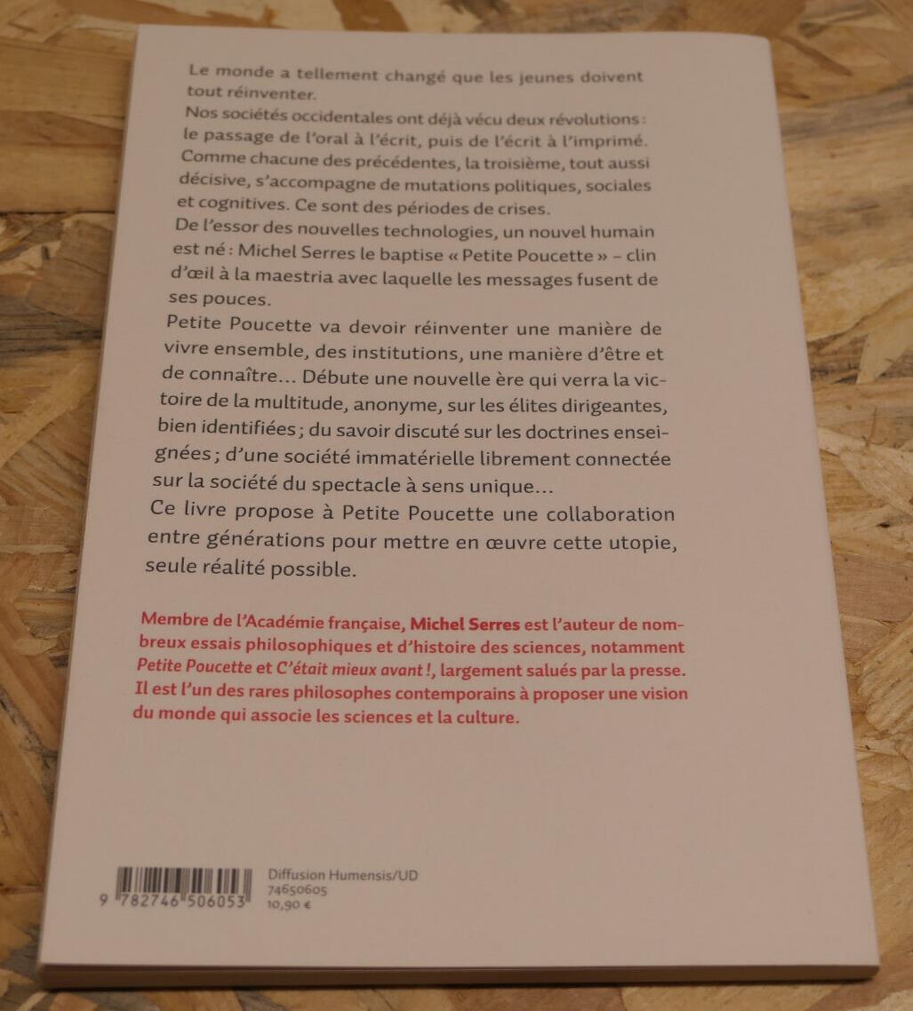 MICHEL SERRES / PETITE POUCETTE / LE POMMIER MANIFESTE 2019