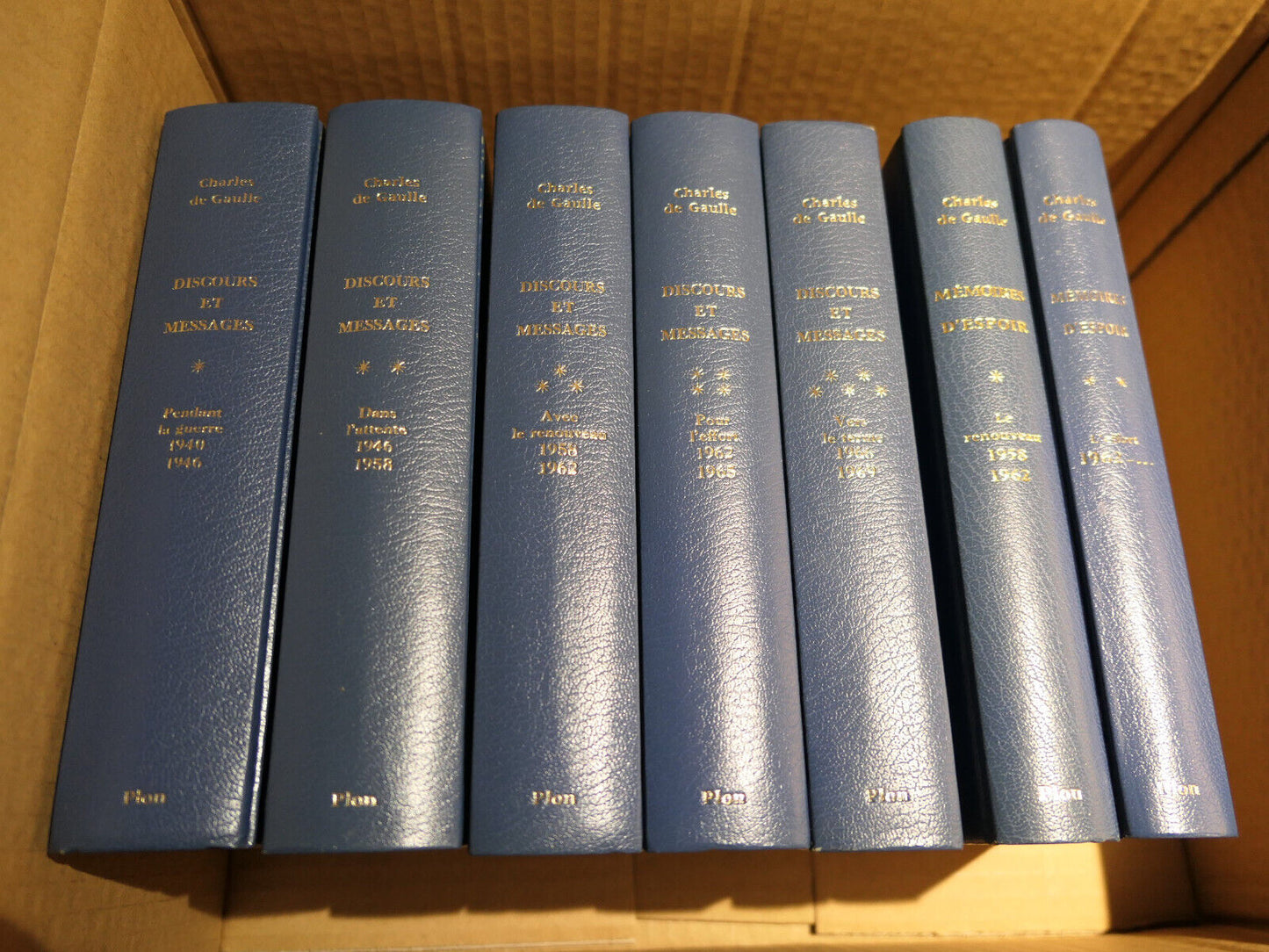 CHARLES DE GAULLE / DISCOURS ET MESSAGES / MEMOIRES D'ESPOIR / PLON 1971