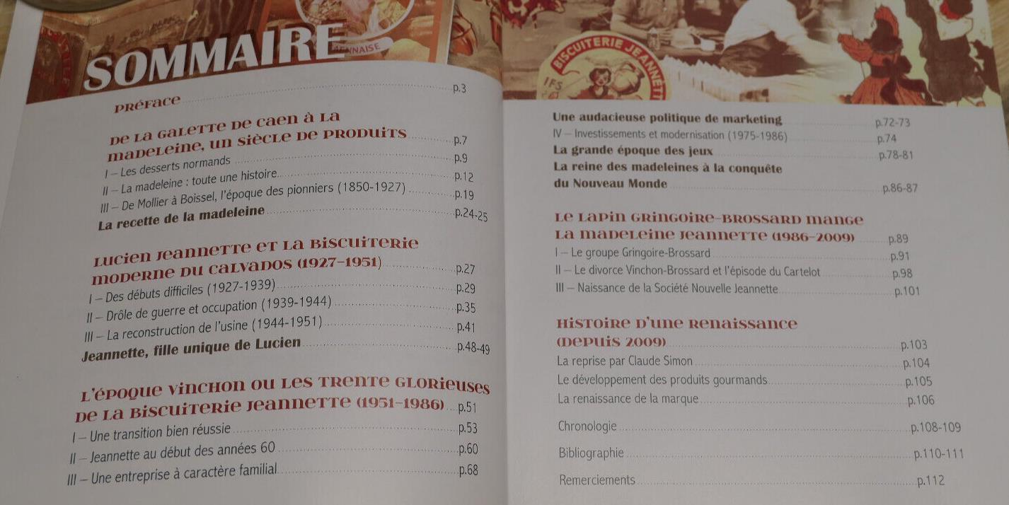 Biscuiterie Jeannette Depuis 1850 - Annie Fettu - Histoire Caen Documents Photos