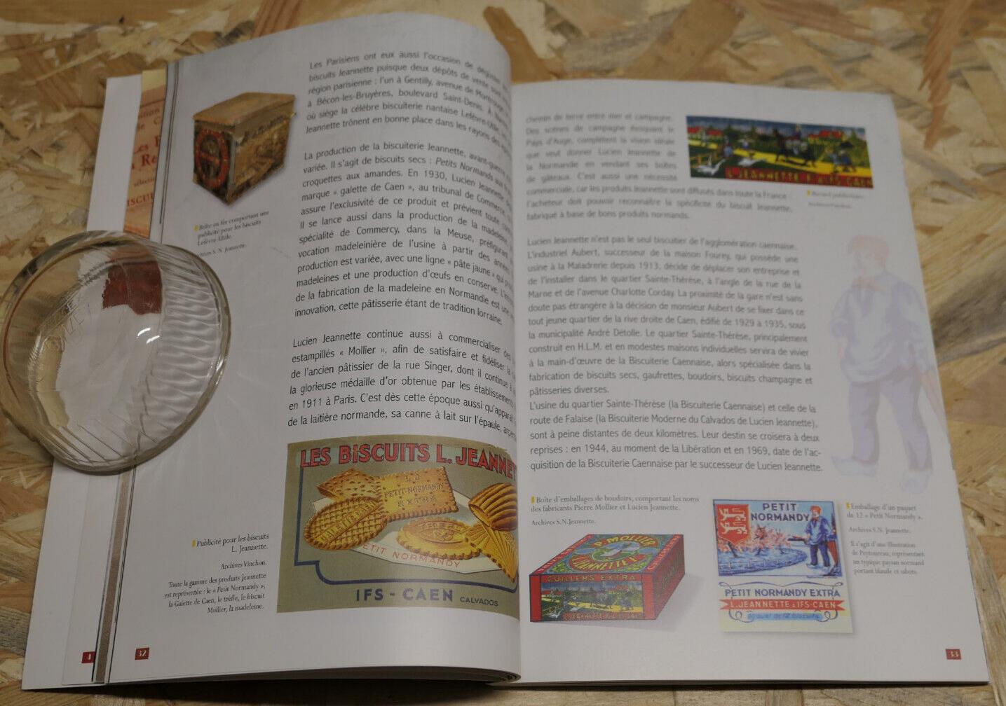 Biscuiterie Jeannette Depuis 1850 - Annie Fettu - Histoire Caen Documents Photos