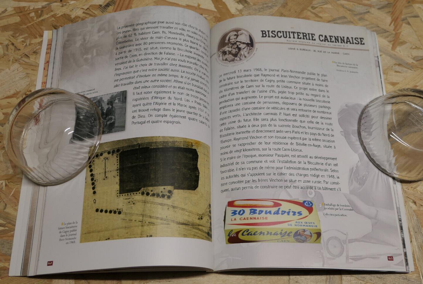Biscuiterie Jeannette Depuis 1850 - Annie Fettu - Histoire Caen Documents Photos