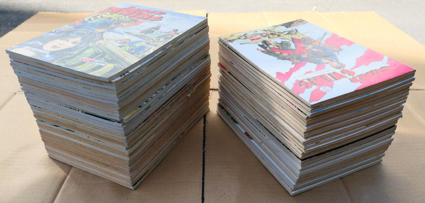 Lot de 61 BD Comics Vintage SUPER SWING 1980-1987