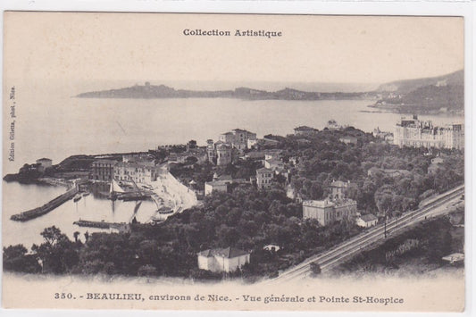 Carte Postale Ancienne CPA Beaulieu, Environs De Nice - Vue Générale Et Pointe St-Hospice