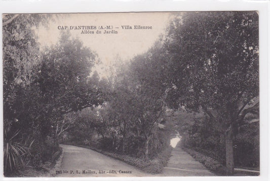 Carte Postale Ancienne CPA 06 - Cap D'Antibes - Villa Eilenroc - Allées Du Jardin