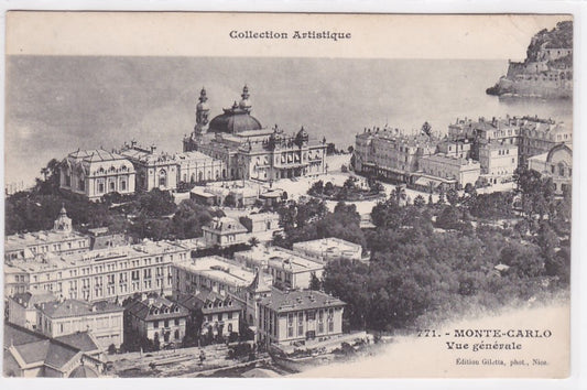 Old Postcard CPA Monte-Carlo - General View